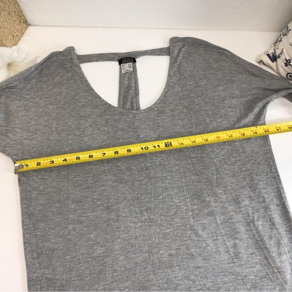 Lascana for Venus | Long sleeve Open Back Top, Grey-medium - Picture 8 of 10